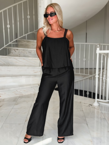 Combinaison pantalon Isalis - Noir