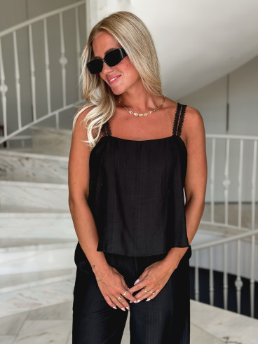 Combinaison pantalon Isalis - Noir