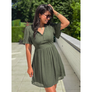 Robe courte Yoanna - Kaki