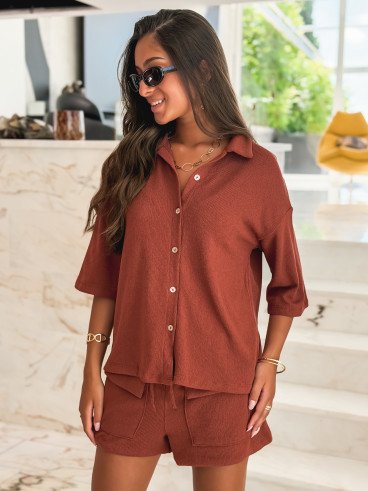 Chemise Lya - Rouille