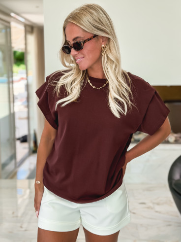 T-shirt Gisèle - Bordeaux
