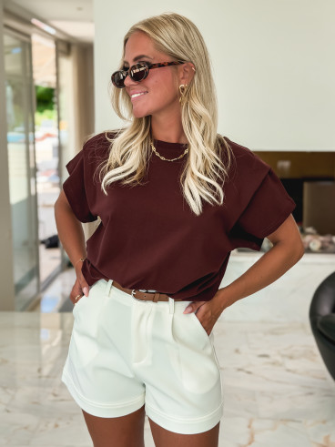 T-shirt Gisèle - Bordeaux