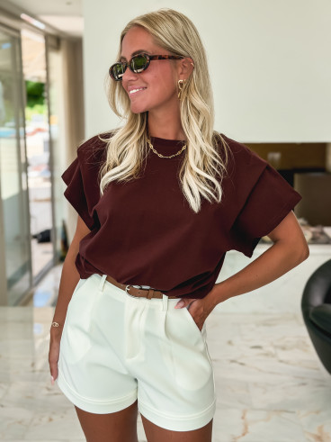 T-shirt Gisèle - Bordeaux