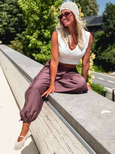 Pantalon Vero - Chocolat
