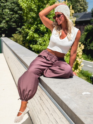 Pantalon Vero - Chocolat