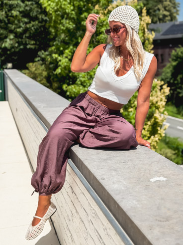 Pantalon Vero - Chocolat