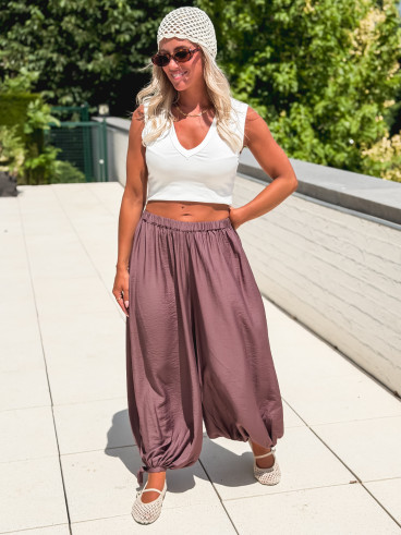 Pantalon Vero - Chocolat