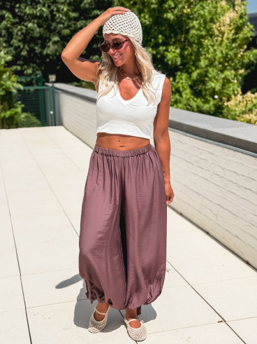 Pantalon Vero - Chocolat