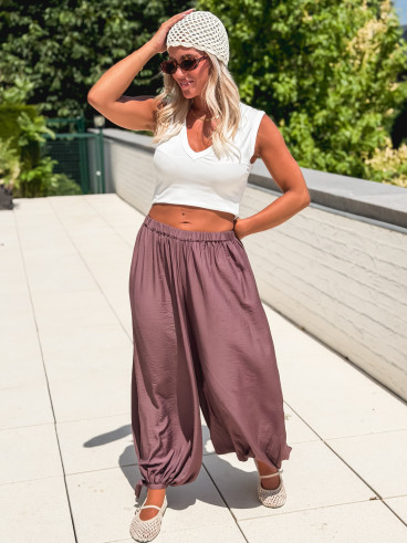 Pantalon Vero - Chocolat