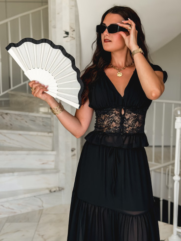 Blouse Lisona - Noir
