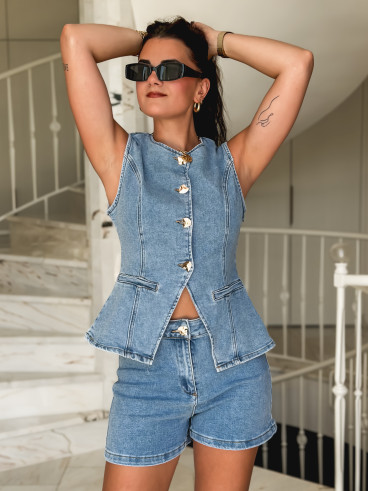 Ensemble en jeans Zaylee - Bleu