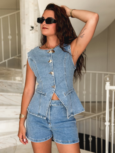 Ensemble en jeans Zaylee - Bleu
