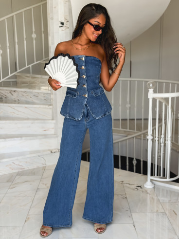 Ensemble en jeans Zelma - Bleu