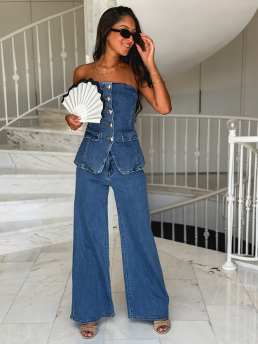 Ensemble en jeans Zelma - Bleu