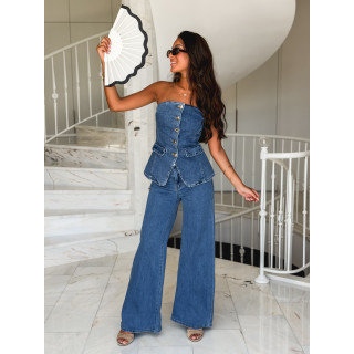 Ensemble en jeans Zelma - Bleu