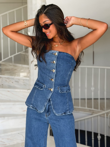 Ensemble en jeans Zelma - Bleu