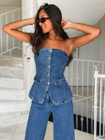 Ensemble en jeans Zelma - Bleu