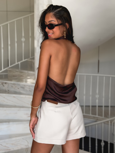 Blouse Zénaïde - Chocolat