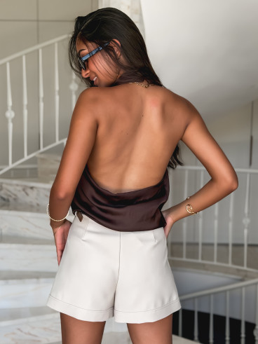 Blouse Zénaïde - Chocolat
