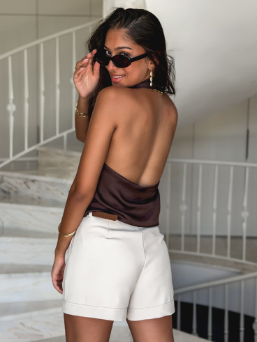 Blouse Zénaïde - Chocolat
