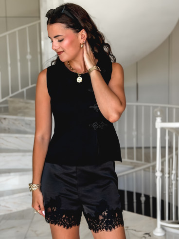 Blouse Lizzie - Noir
