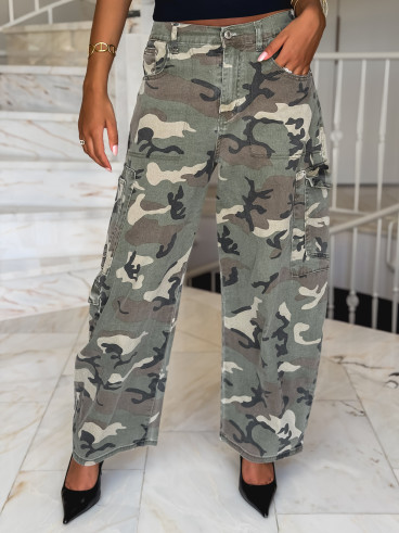 Cargo militaire Zaïna - Kaki