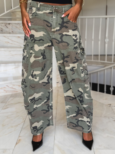 Cargo militaire Zaïna - Kaki