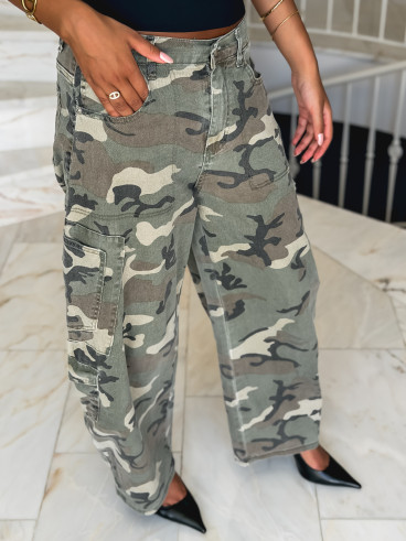 Cargo militaire Zaïna - Kaki
