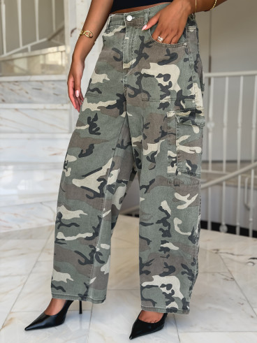 Cargo militaire Zaïna - Kaki