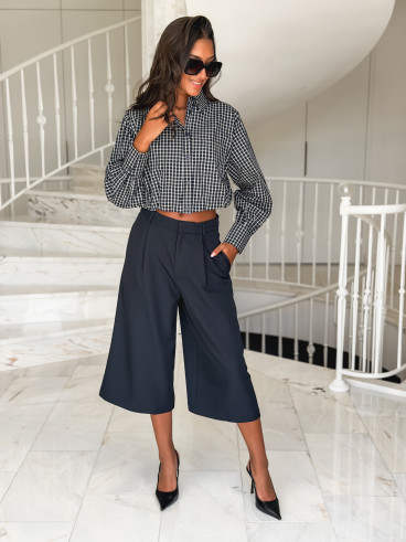 Pantacourt Lalita - Bleu marine