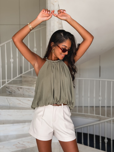 Blouse Pérou - Kaki