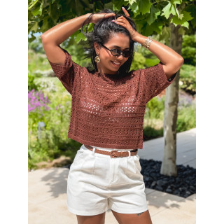 Blouse Adixia - Chocolat