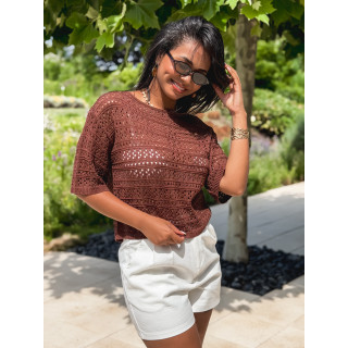 Blouse Adixia - Chocolat