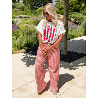 T-shirt "Cote Soleil" - Blanc
