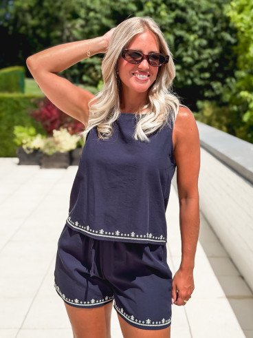 Short Magdalena - Bleu Marine Short Magdalena - Bleu Marine