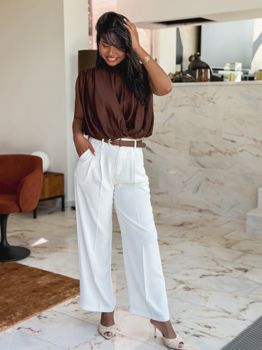 Pantalon Milane - Ecru Pantalon Milane - Ecru