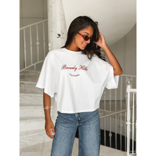 T-shirt "Beverly Hills" - Blanc