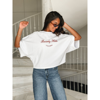 T-shirt "Beverly Hills" - Blanc