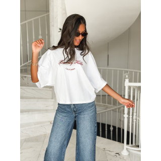 T-shirt "Beverly Hills" - Blanc