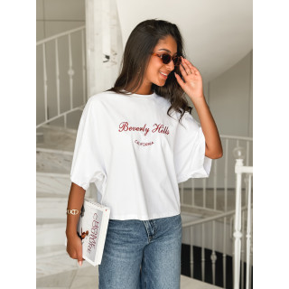 T-shirt "Beverly Hills" - Blanc