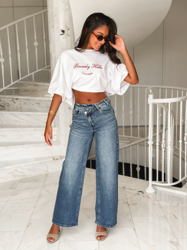 T-shirt "Beverly Hills" - Blanc