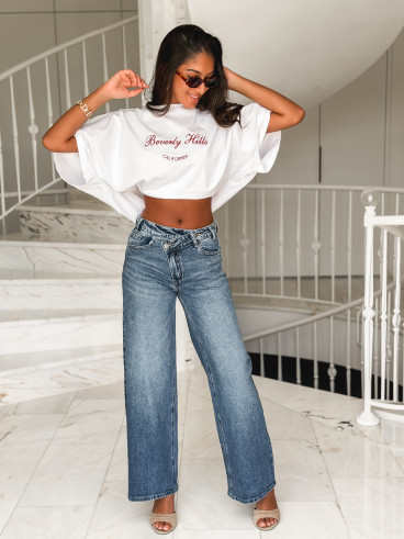 T-shirt "Beverly Hills" - Blanc