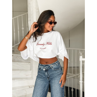 T-shirt "Beverly Hills" - Blanc