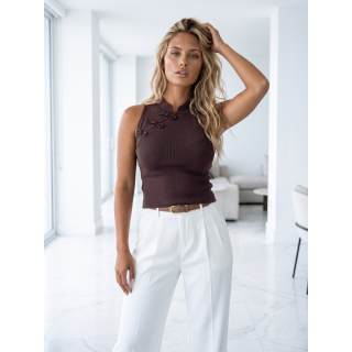 Blouse Yolla - Chocolat