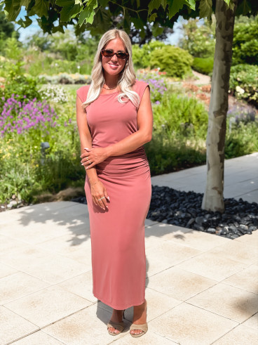 Robe longue Murielle - Terracotta