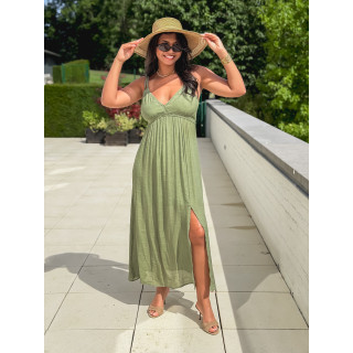 Robe longue Jaden - Kaki