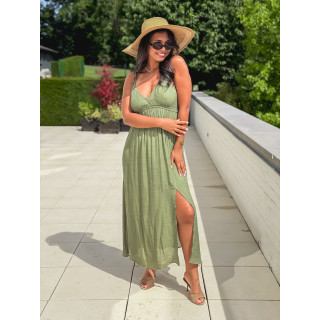 Robe longue Jaden - Kaki