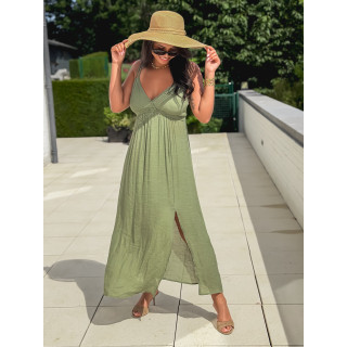Robe longue Jaden - Kaki