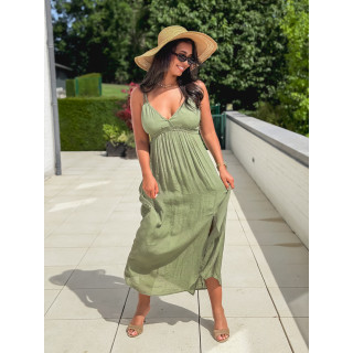 Robe longue Jaden - Kaki