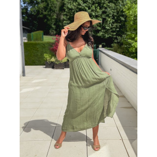 Robe longue Jaden - Kaki